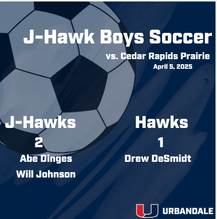 Boys Soccer Scrape by Cedar Rapids Prairie